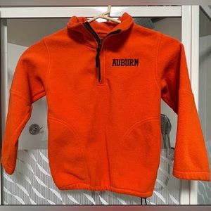 Auburn quarter zip fleece pull over with adjustable pull string